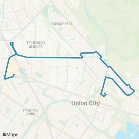 Union City Transit Tamarack map