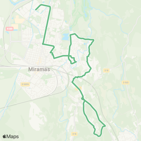 Ulysse Scolaires Miramaris Miroiterie map