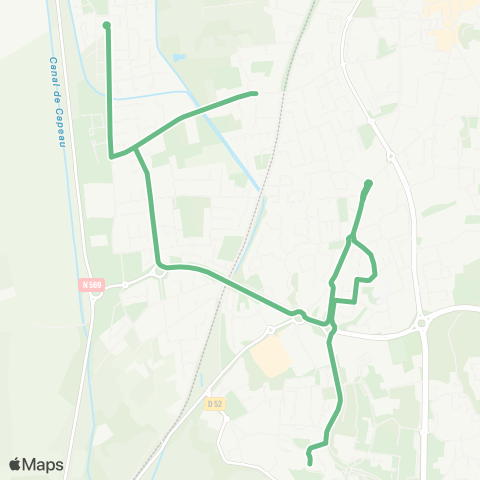 Ulysse Scolaires Circuit Clos de la Roche map