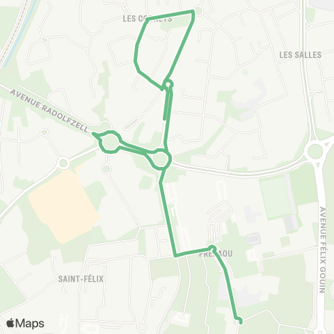 Ulysse Scolaires Circuit C Pierron - L King map