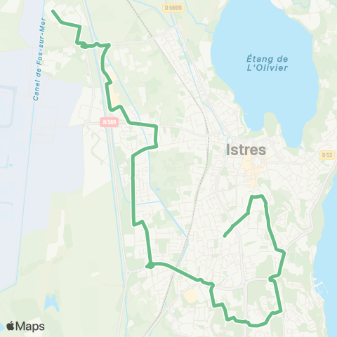 Ulysse Scolaires Circuit Capeau map