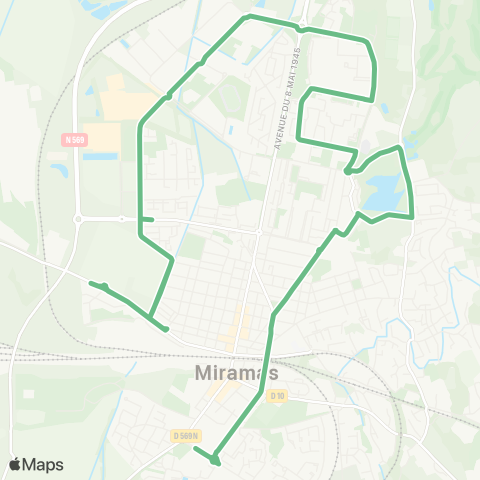 Ulysse Scolaires Miramas - Jules Ferry - Chantegrive map