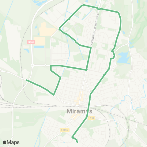 Ulysse Scolaires Miramas - Alpilles - Miramaris - Camus map