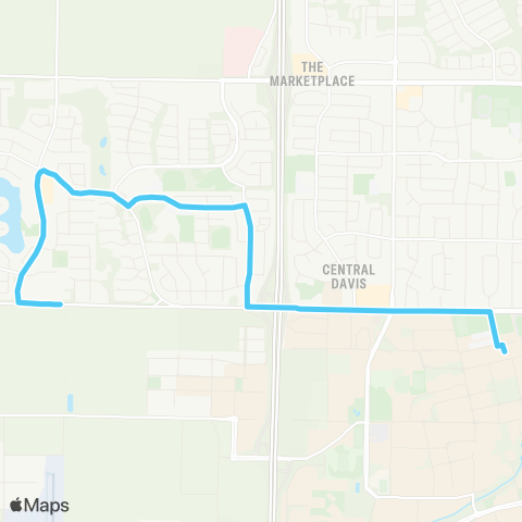 Unitrans Lake / Arlington / Arthur map