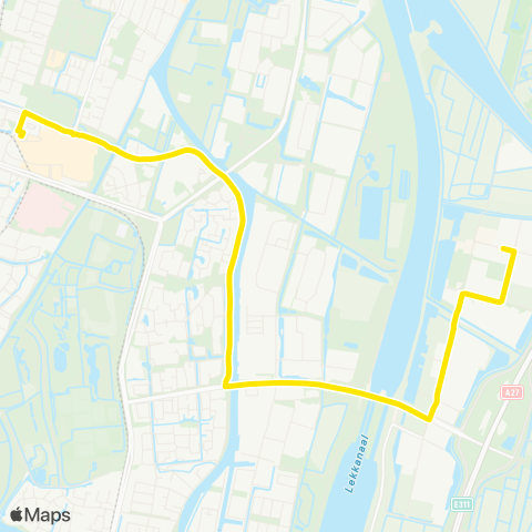 U-OV Nieuwegein City - Het Klooster map