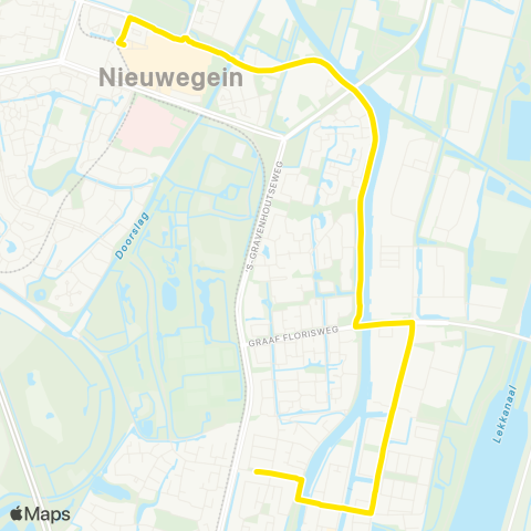 U-OV Wijkbus Vreeswijk map