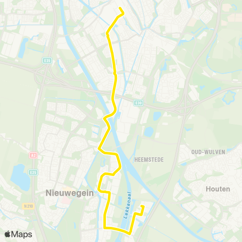 U-OV Utrecht CS - Het Klooster map