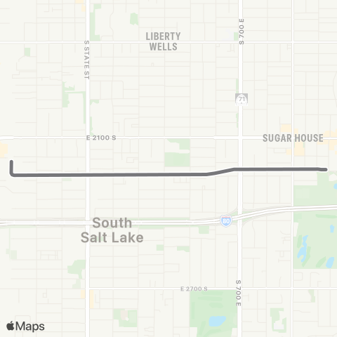 UTA 720 S-Line map