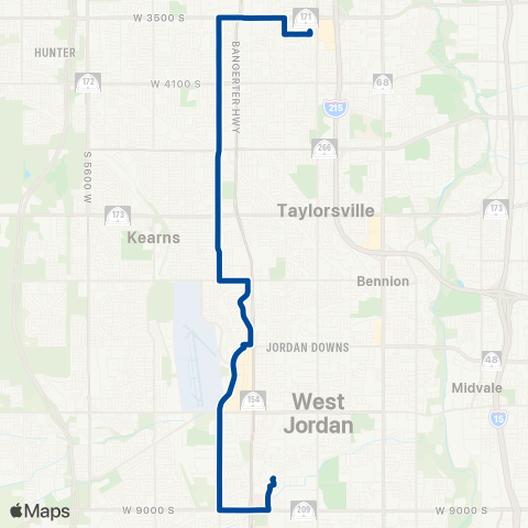 UTA 4000 West / Dixie Valley map