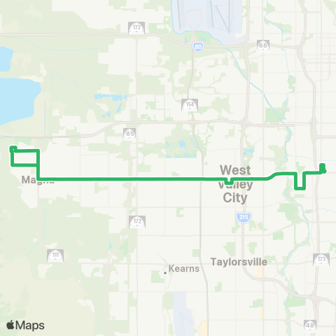 UTA 3500 South map