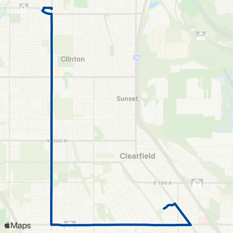 UTA West Roy / Clfd Stat map