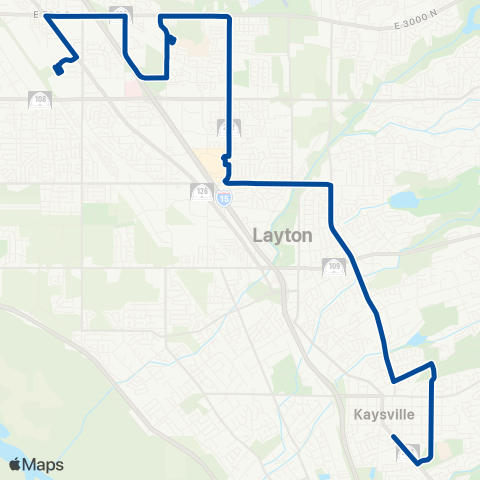 UTA Clfd Station / Datc map