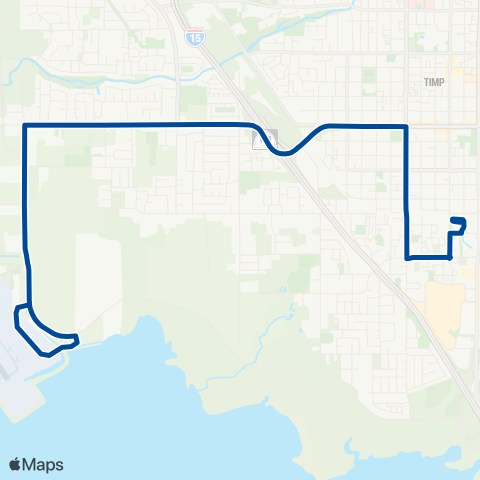 UTA Airport / Provo Station map