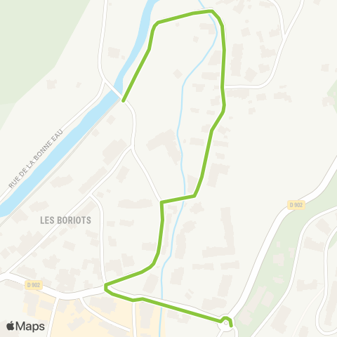 Skibus Valloire Les Plans map