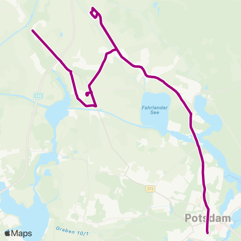 Verkehrsbetrieb Potsdam  map