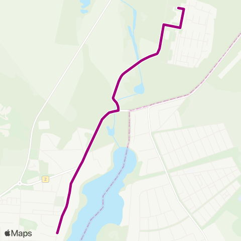 Verkehrsbetrieb Potsdam AM Anger ↔︎ Waldsiedlung Groß Glienicke map