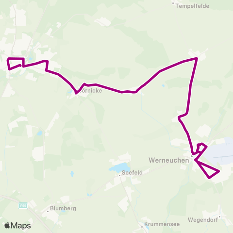 Barnimer Busgesellschaft Bhf ↔︎ S Bernau Bf map