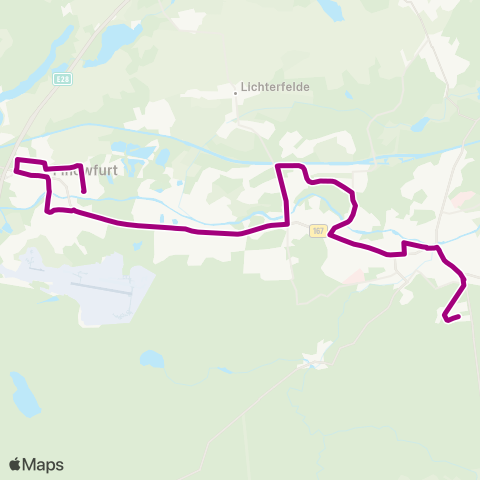 Barnimer Busgesellschaft Finowfurt ↔︎ Südend map