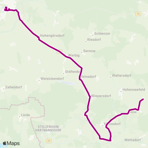 Verkehrsgesellschaft Teltow-Fläming  map