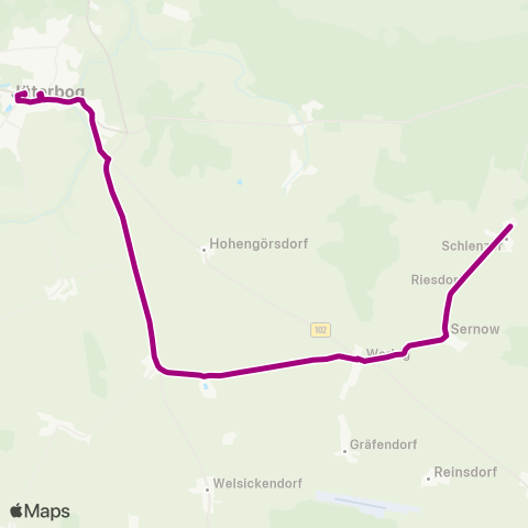 Verkehrsgesellschaft Teltow-Fläming  map