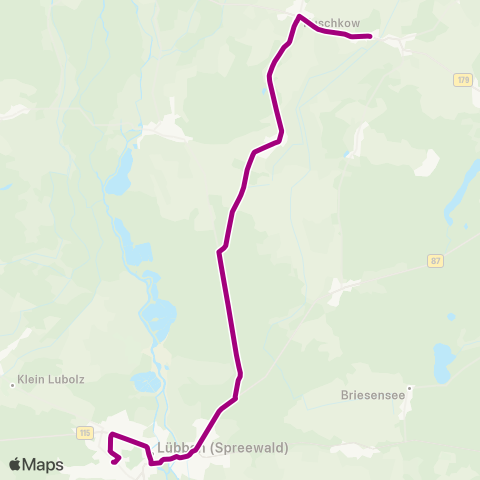 Regionale Verkehrsgesellschaft Dahme-Spreewald  map