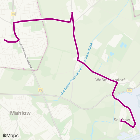 Regionale Verkehrsgesellschaft Dahme-Spreewald Riedingerstr. (Berlin) ↔︎ Kirche map