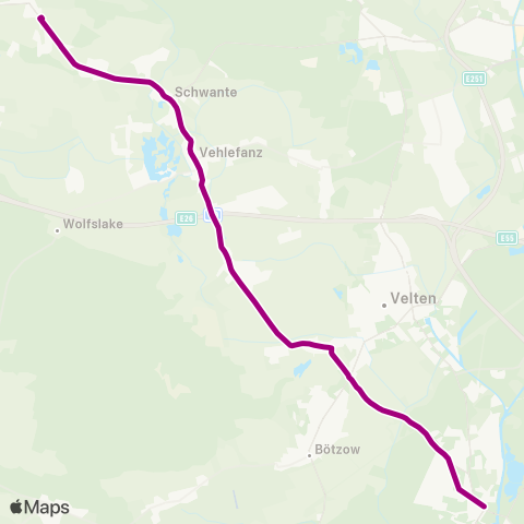 Oberhavel Verkehrsgesellschaft Schulstr. ↔︎ Bhf map