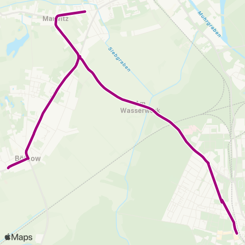 Oberhavel Verkehrsgesellschaft Schule ↔︎ S Hennigsdorf Bhf map