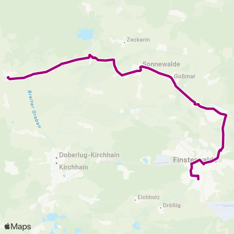 Verkehrsmanagement Elbe-Elster Kirche ↔︎ Bhf map