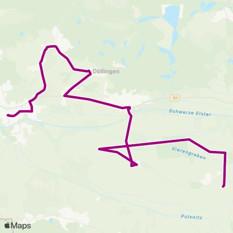 Verkehrsmanagement Elbe-Elster Luisenschule ↔︎ Bhf map