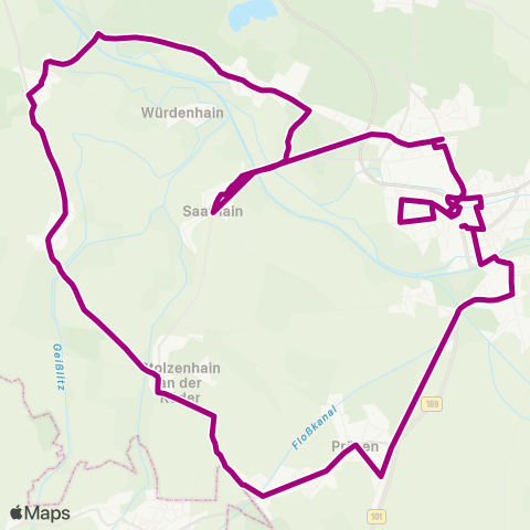 Verkehrsmanagement Elbe-Elster Bhf ↔︎ Bhf map