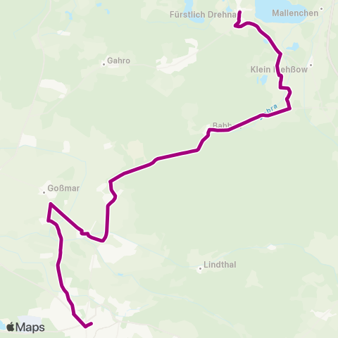 Verkehrsmanagement Elbe-Elster Gasthaus ↔︎ Bhf map