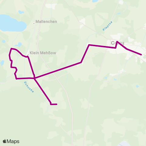 Verkehrsgesellschaft Oberspreewald-Lausitz Bhf ↔︎ Bahnhofstr. map