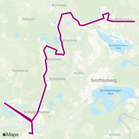 Verkehrsgesellschaft Oberspreewald-Lausitz  map