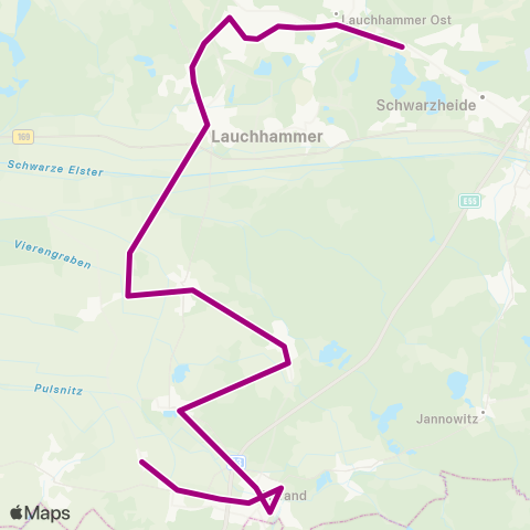 Verkehrsgesellschaft Oberspreewald-Lausitz  map