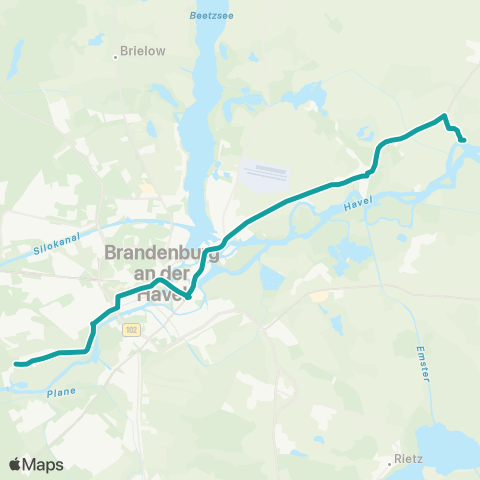 Verkehrsbetriebe Brandenburg an der Havel  map