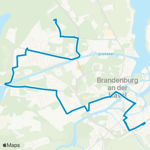 Verkehrsbetriebe Brandenburg an der Havel  map