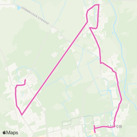 Cottbusverkehr Neu Schmellwitz Zuschka ↔︎ Döbbricker Dorfstr. map