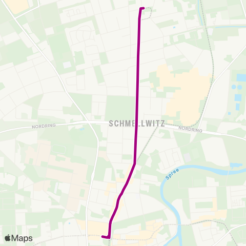 Cottbusverkehr  map