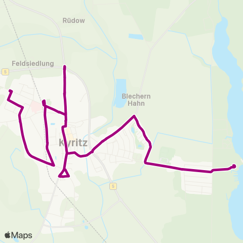 ORP Ostprignitz-Ruppiner Personennahverkehrsgesellschaft Untersee ↔︎ Lindenschule map