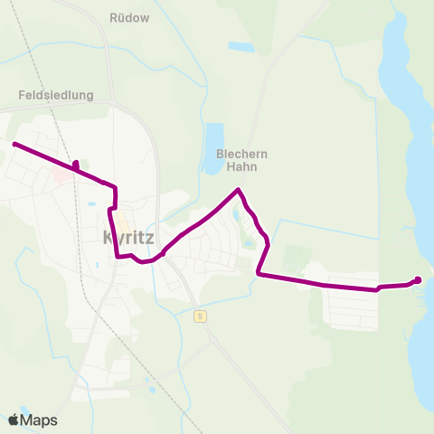 ORP Ostprignitz-Ruppiner Personennahverkehrsgesellschaft Untersee ↔︎ Lindenschule map