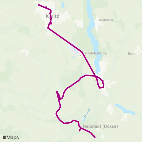 ORP Ostprignitz-Ruppiner Personennahverkehrsgesellschaft Bhf ↔︎ Schule map