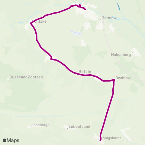 ORP Ostprignitz-Ruppiner Personennahverkehrsgesellschaft Ortsmitte ↔︎ Postplatz map