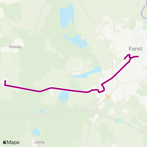 DB Regio Bus Ost Dorf ↔︎ Busbahnhof map