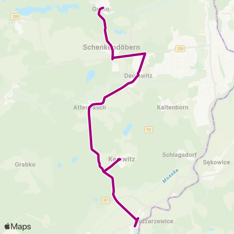 DB Regio Bus Ost Schule ↔︎ Groß Gastrose map