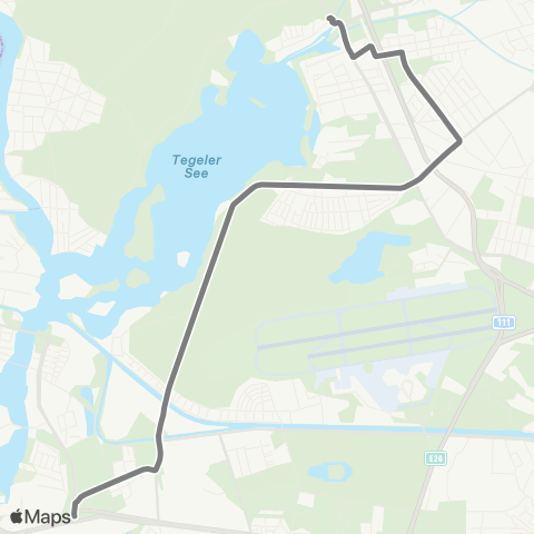 BVG U Haselhorst (Berlin) ↔︎ An Der Mühle map