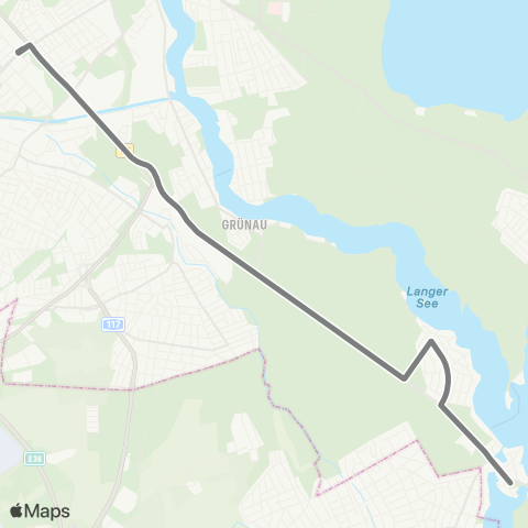 BVG Alt-Schmöckwitz ↔︎ S Adlershof (Berlin) map