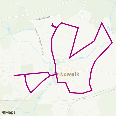 prignitzbus Bhf ↔︎ Bhf map