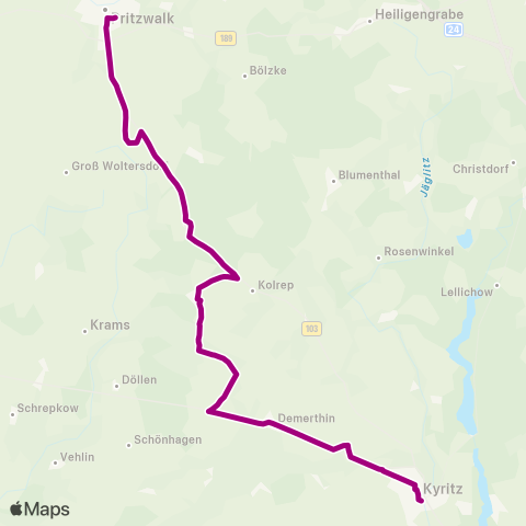 prignitzbus  map