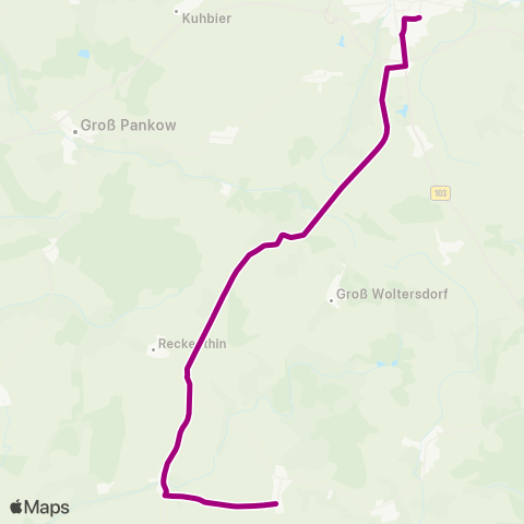 prignitzbus Bhf ↔︎ Bhf map